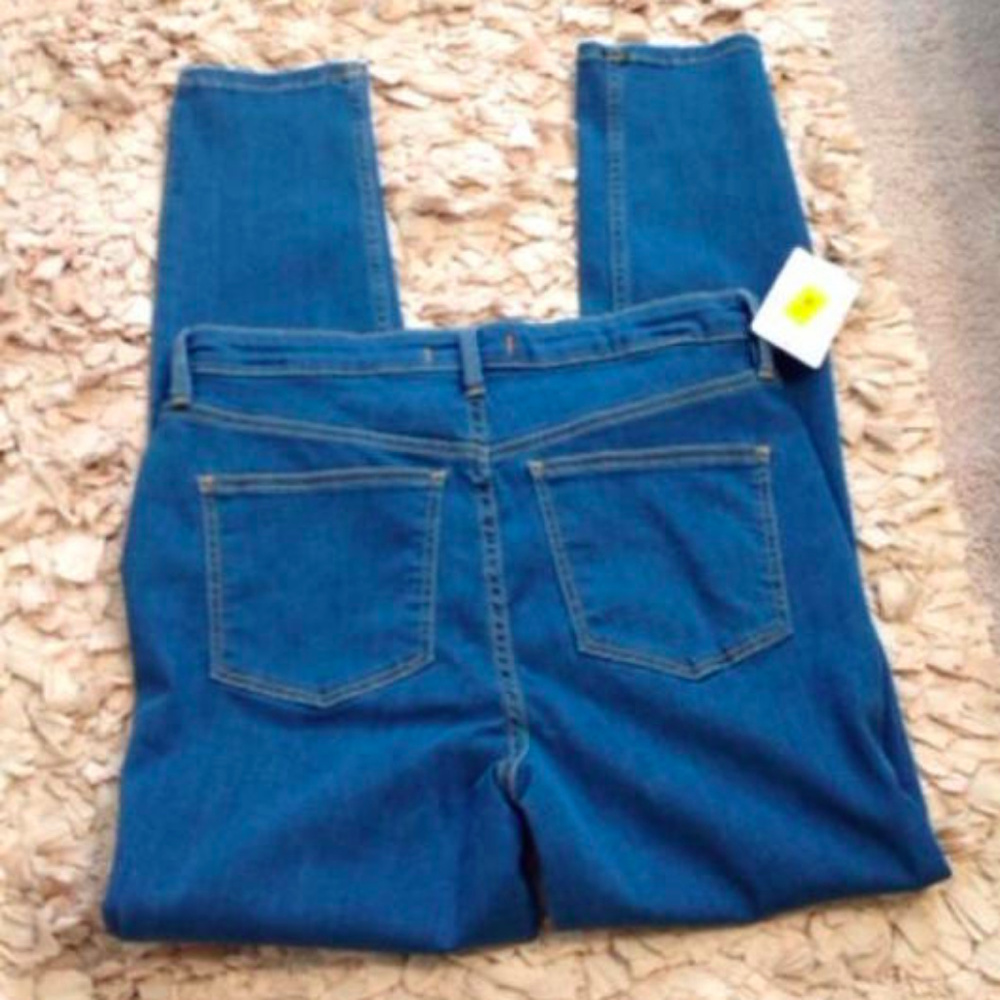 Free People Long&Lean Destroyed High Rise Jeggings - Picture 6 of 8